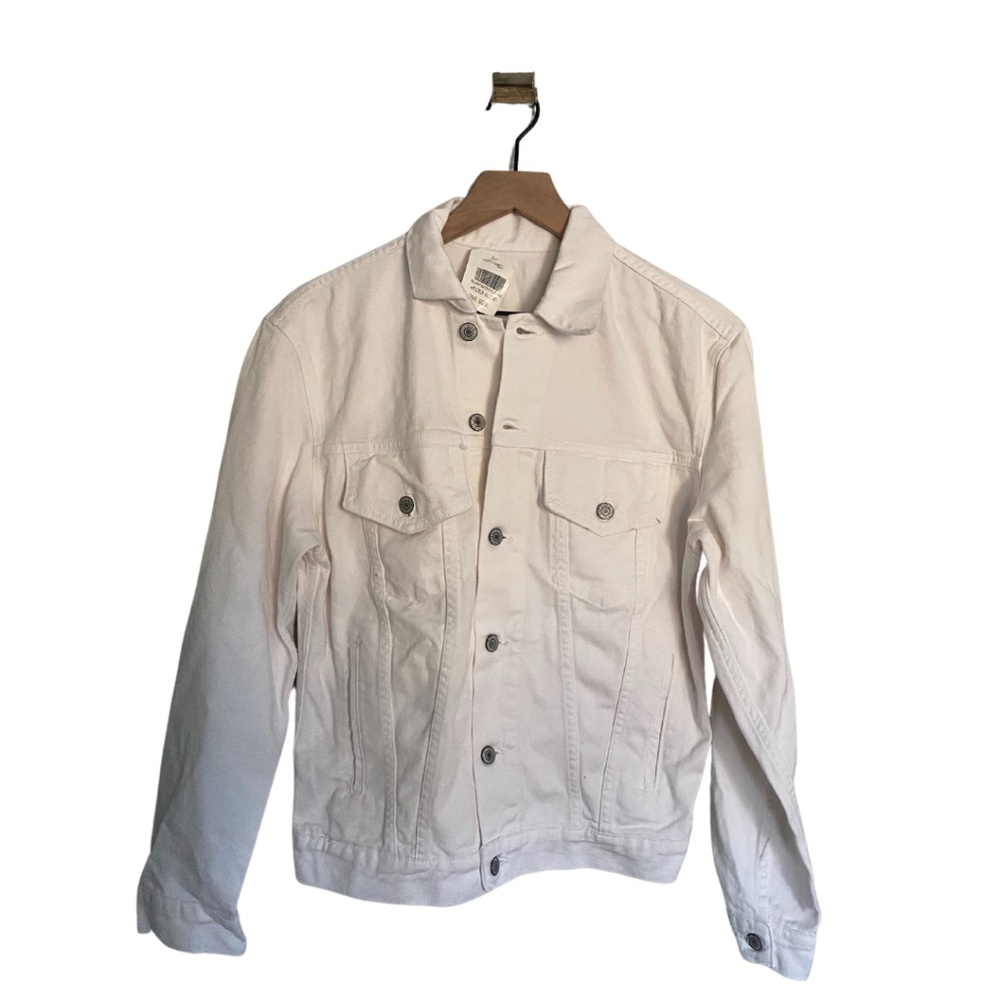 JOHN GALT Brandy Melville DARLING Denim Jacket White NEW NWT